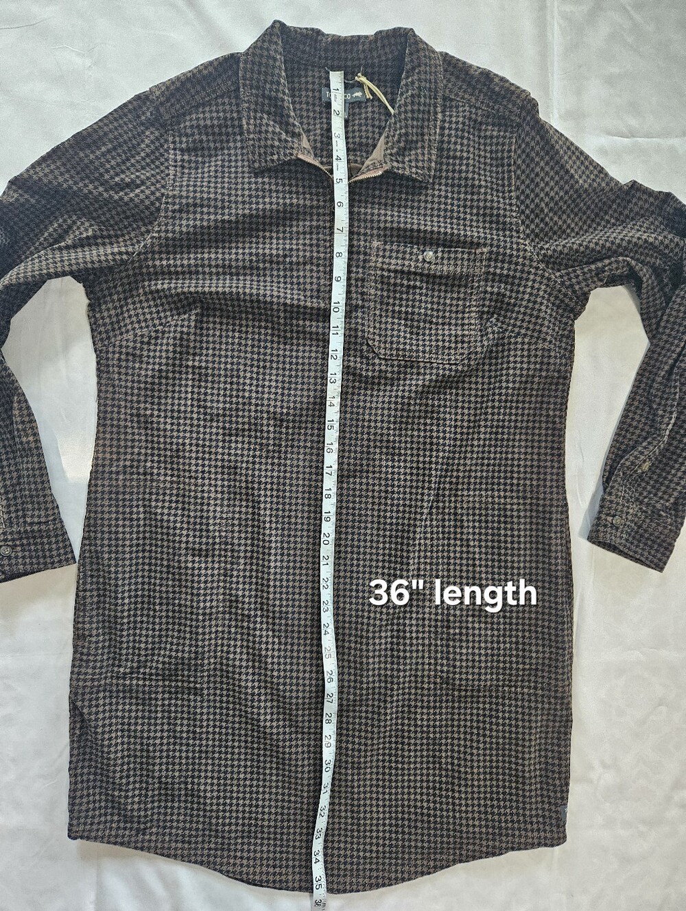 Toad & Co Womens L Cruiser Cord Popover Dress Brown Corduroy Long Sleeve Pockets - Picture 11 of 16